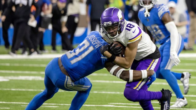 Detroit Lions Kerby Joseph defends Justin Jefferson